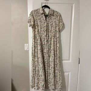 H&M Floral Midi Dress